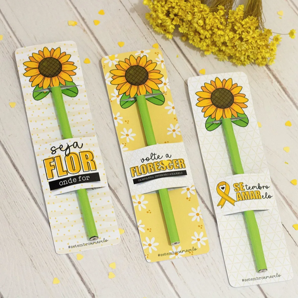 Mimos Setembro Amarelo - Png e pdf 2 Mimos Setembro Amarelo - Png e pdf