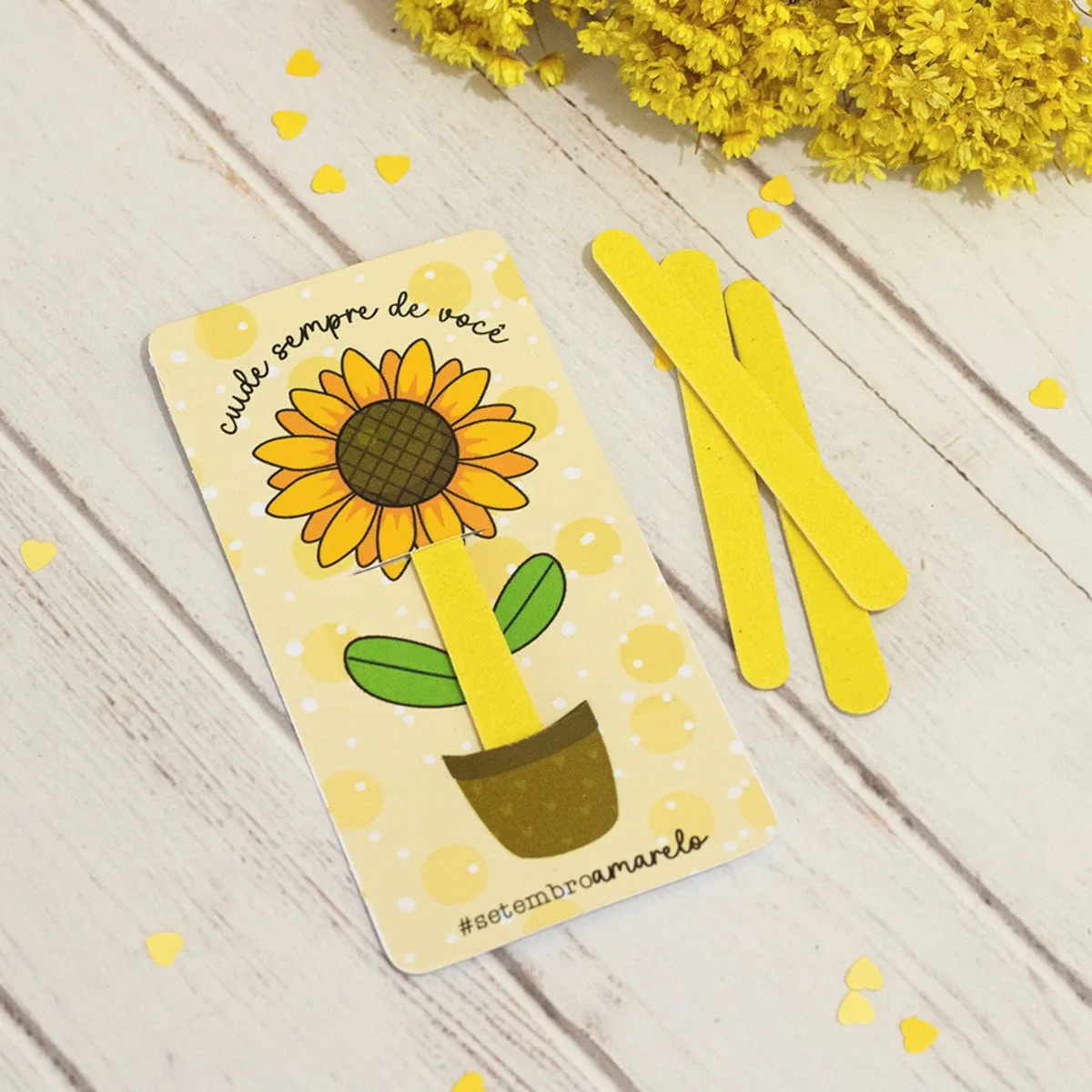 Mimos Setembro Amarelo - Png e pdf 3 Mimos Setembro Amarelo - Png e pdf