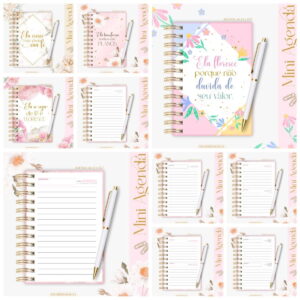 Mini Agenda A6 2026 Digital Kit Completo para Imprimir 11 mini agenda a6 2026 arquivo digital 6