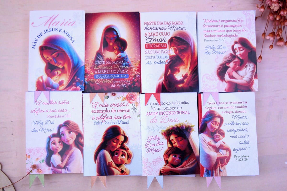 Mini Bíblia BIS Dia das Mães Arquivo Digital Editável 3 Mini Bíblia BIS Dia das Mães Arquivo Digital Editável - Imagem 3