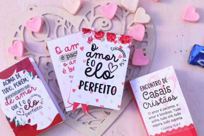 Mini Bíblia Casais Dia dos Namorados