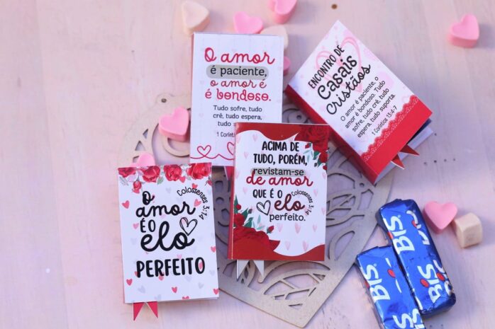 Mini Bíblia Casais Dia dos Namorados