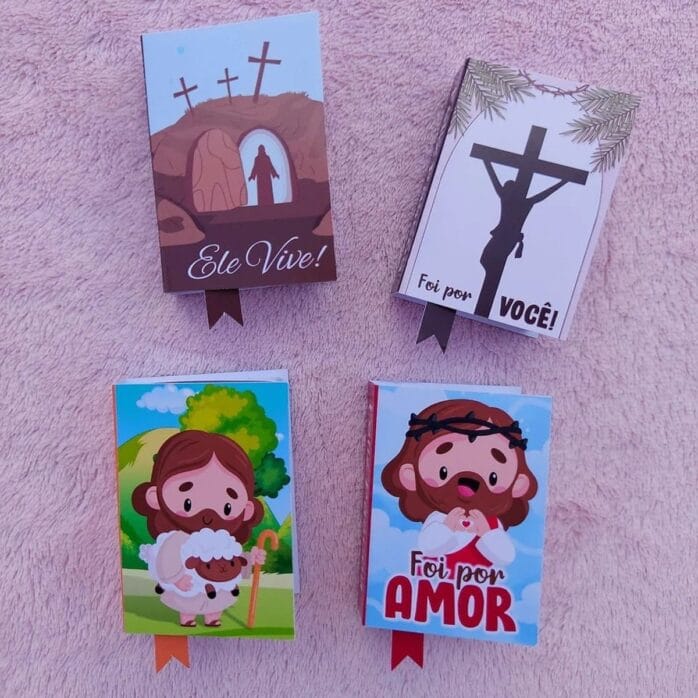 Mini Bíblia Páscoa - Arquivo Imprimir