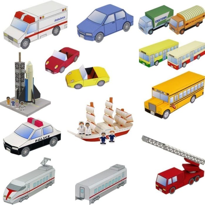 Mini Cidade Para Imprimir Cortar E Montar Maquete