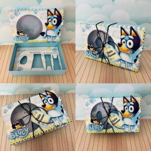 Arquivo Digital Caixa Mini Confeiteiro Bluey para Páscoa 22 mini confeiteiro bluey arquivo digital