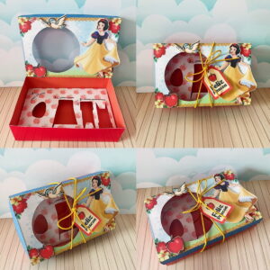 Caixa Mini Confeiteiro Branca de Neve Arquivo Digital 17 mini confeiteiro branca de neve arquivo digital