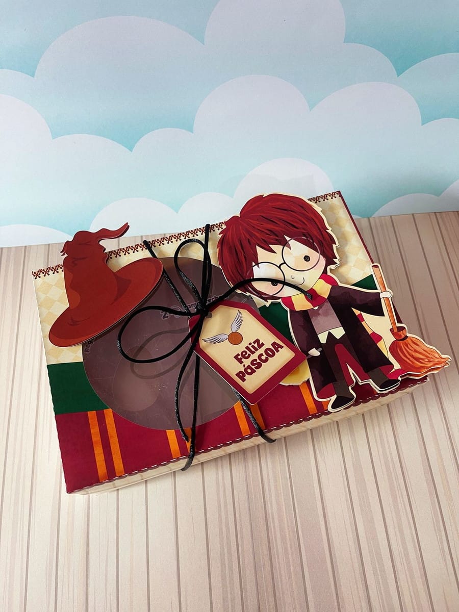 Arquivo Digital Caixa Mini Confeiteiro Harry Potter 2 Arquivo Digital Caixa Mini Confeiteiro Harry Potter - Imagem 2