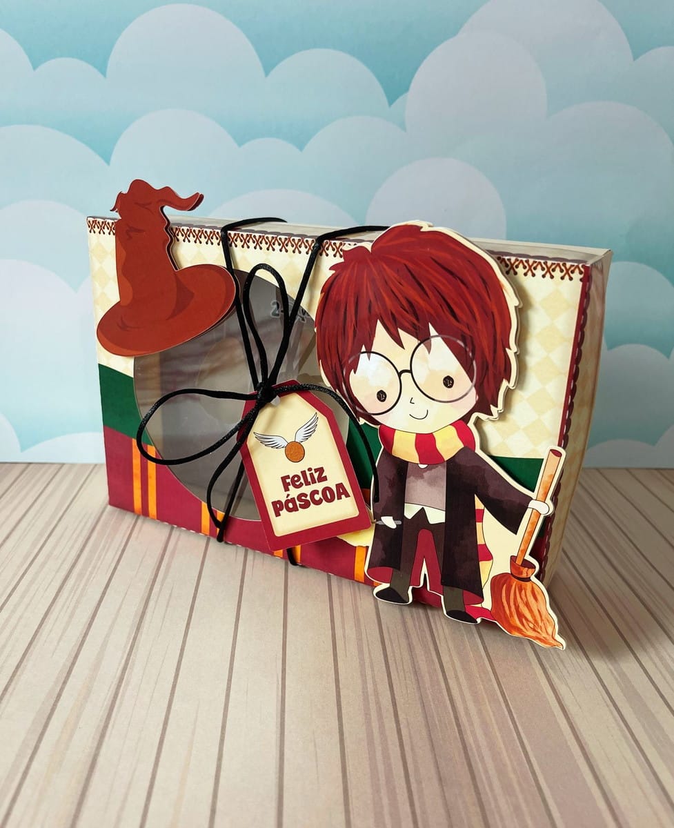 Arquivo Digital Caixa Mini Confeiteiro Harry Potter 3 Arquivo Digital Caixa Mini Confeiteiro Harry Potter - Imagem 3
