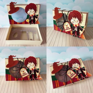 Arquivo Digital Caixa Mini Confeiteiro Harry Potter 22 mini confeiteiro harry potter arquivo digital
