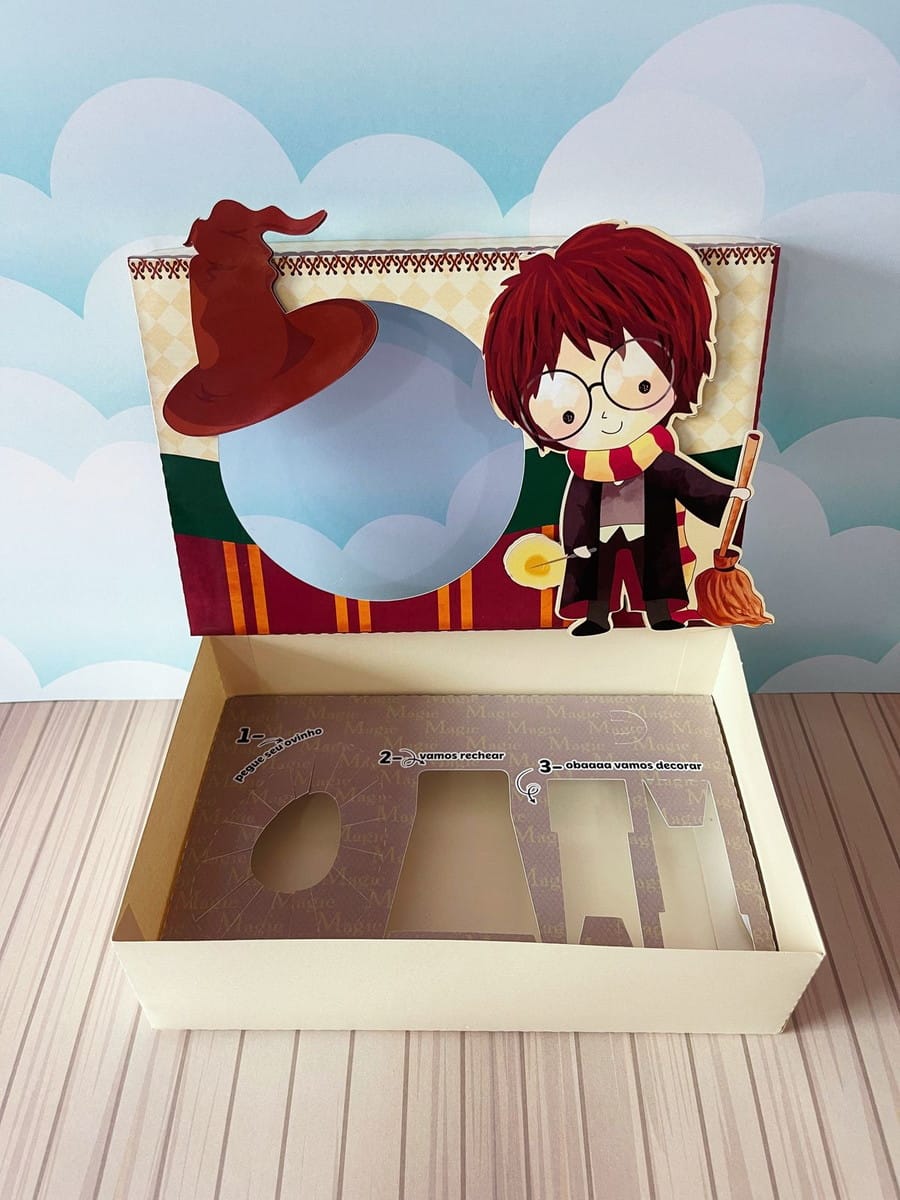 Arquivo Digital Caixa Mini Confeiteiro Harry Potter 5 Arquivo Digital Caixa Mini Confeiteiro Harry Potter - Imagem 5