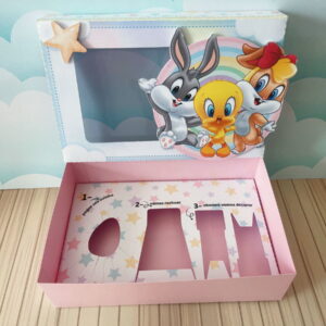 Caixa Mini Confeiteiro Looney Tunes Arquivo Digital 25 mini confeiteiro looney tunes arquivo digital