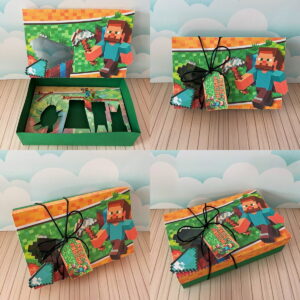 Mini Confeiteiro Minecraft Arquivo Digital para Imprimir