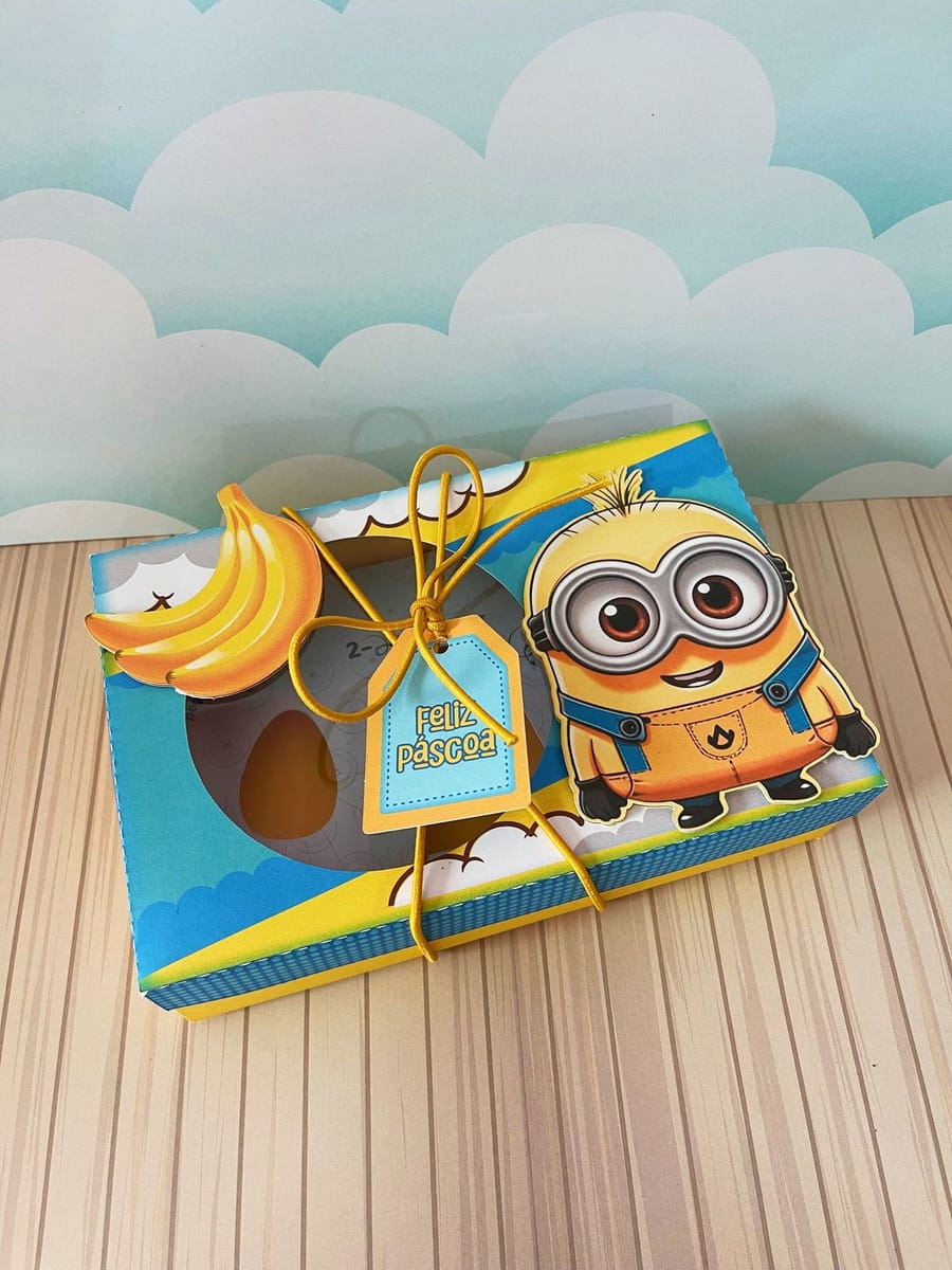 Caixa Mini Confeiteiro Minions Arquivo Digital PDF e Studio 2 Caixa Mini Confeiteiro Minions Arquivo Digital PDF e Studio - Imagem 2