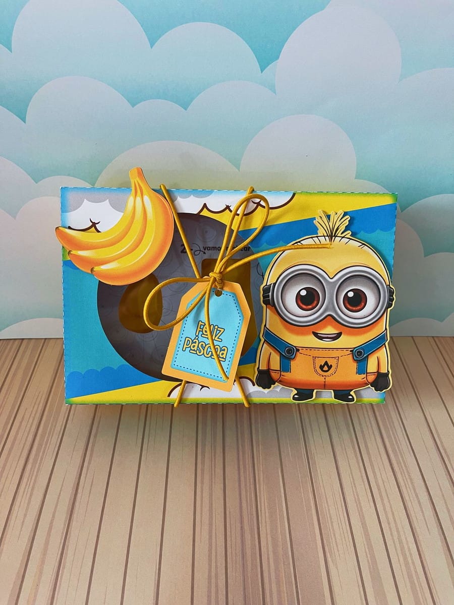 Caixa Mini Confeiteiro Minions Arquivo Digital PDF e Studio 4 Caixa Mini Confeiteiro Minions Arquivo Digital PDF e Studio - Imagem 4