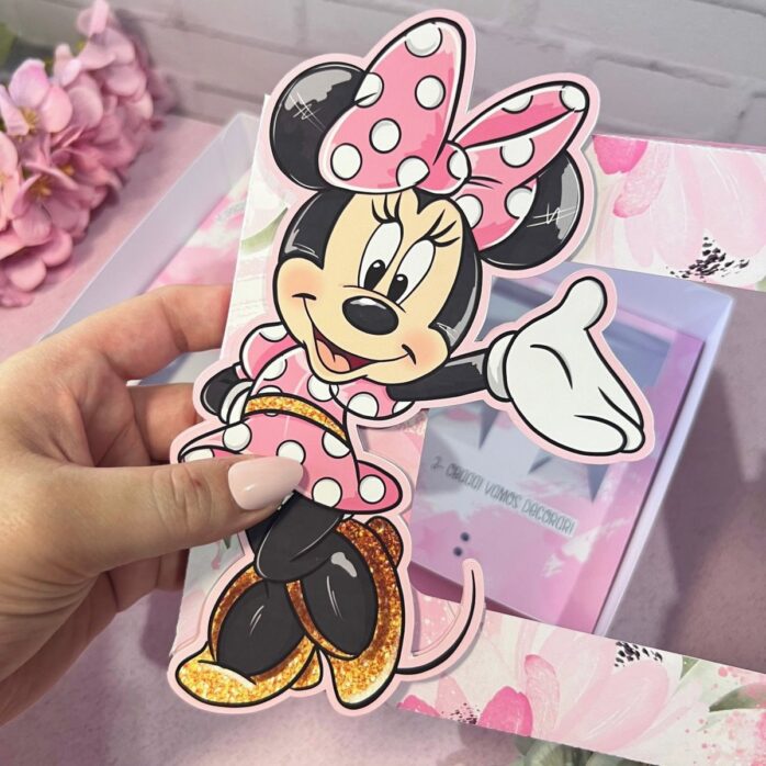 Mini Confeiteiro Páscoa Minnie Rosa