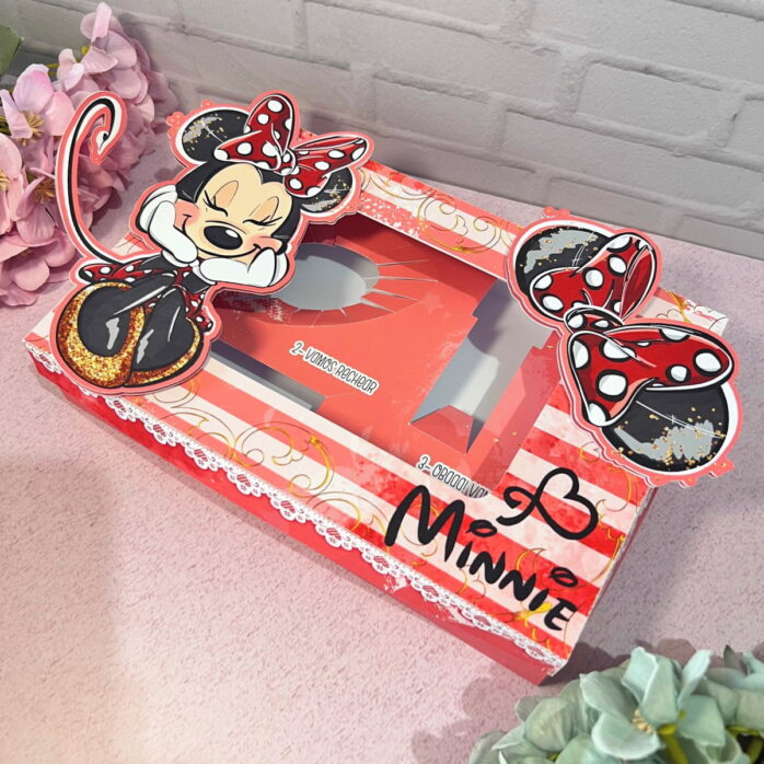 Mini Confeiteiro Páscoa Minnie Vermelha