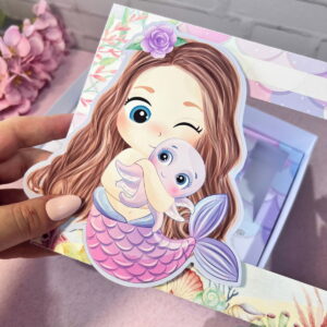Mini Confeiteiro Páscoa Sereia Cute Arquivo Digital 8 mini confeiteiro pascoa sereia cute arquivo digital