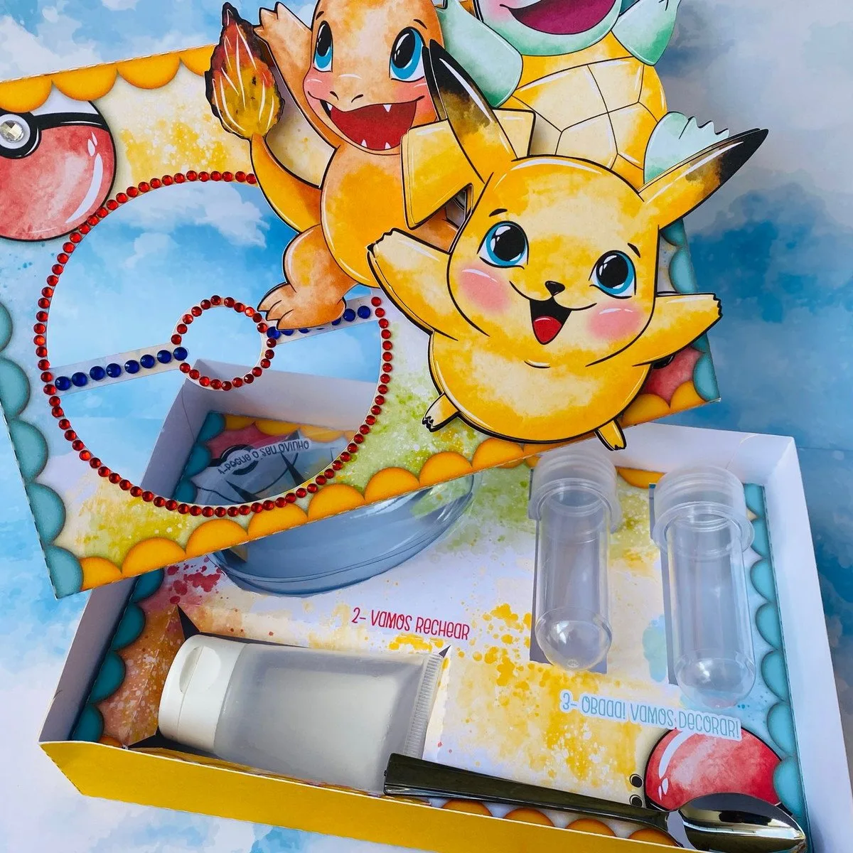 Mini Confeiteiro Pokémon 3 Mini Confeiteiro Pokémon