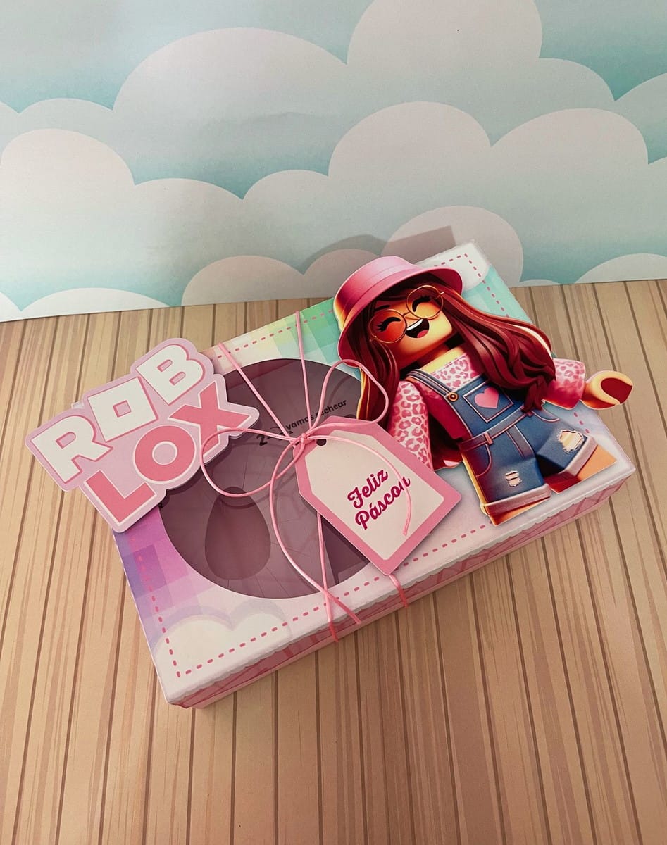 Kit Mini Confeiteiro Roblox Menina Arquivo Digital 2 Kit Mini Confeiteiro Roblox Menina Arquivo Digital - Imagem 2