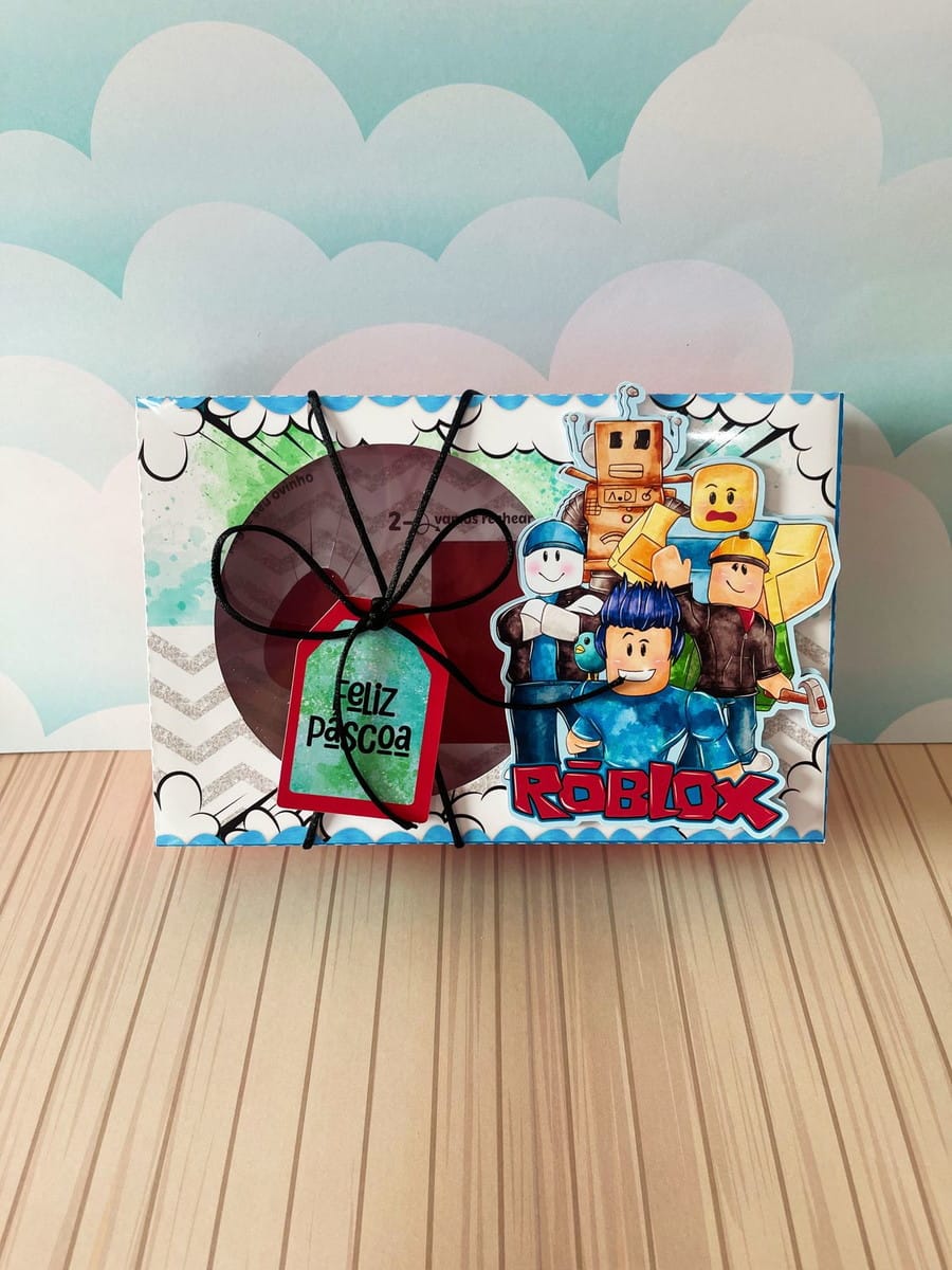 Caixa Mini Confeiteiro Roblox Menino Arquivo Digital 3 Caixa Mini Confeiteiro Roblox Menino Arquivo Digital - Imagem 3