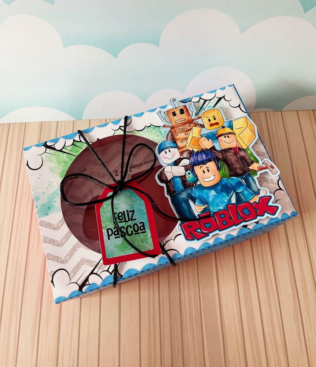Caixa Mini Confeiteiro Roblox Menino Arquivo Digital 1 Caixa Mini Confeiteiro Roblox Menino Arquivo Digital