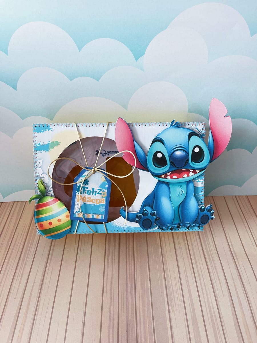 Kit Caixa Mini Confeiteiro Stitch PDF e Studio 3 Kit Caixa Mini Confeiteiro Stitch PDF e Studio - Imagem 3