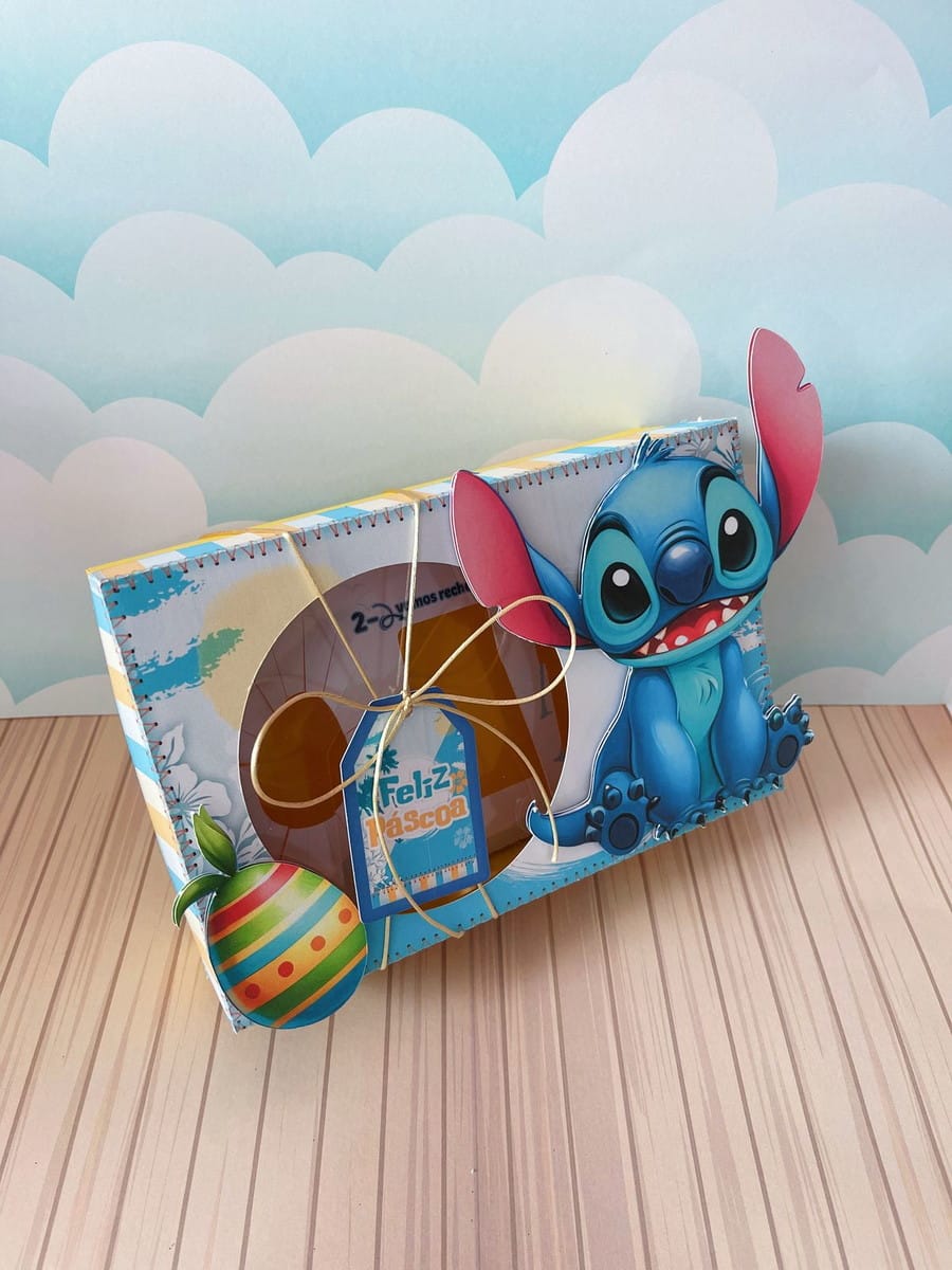 Kit Caixa Mini Confeiteiro Stitch PDF e Studio 4 Kit Caixa Mini Confeiteiro Stitch PDF e Studio - Imagem 4