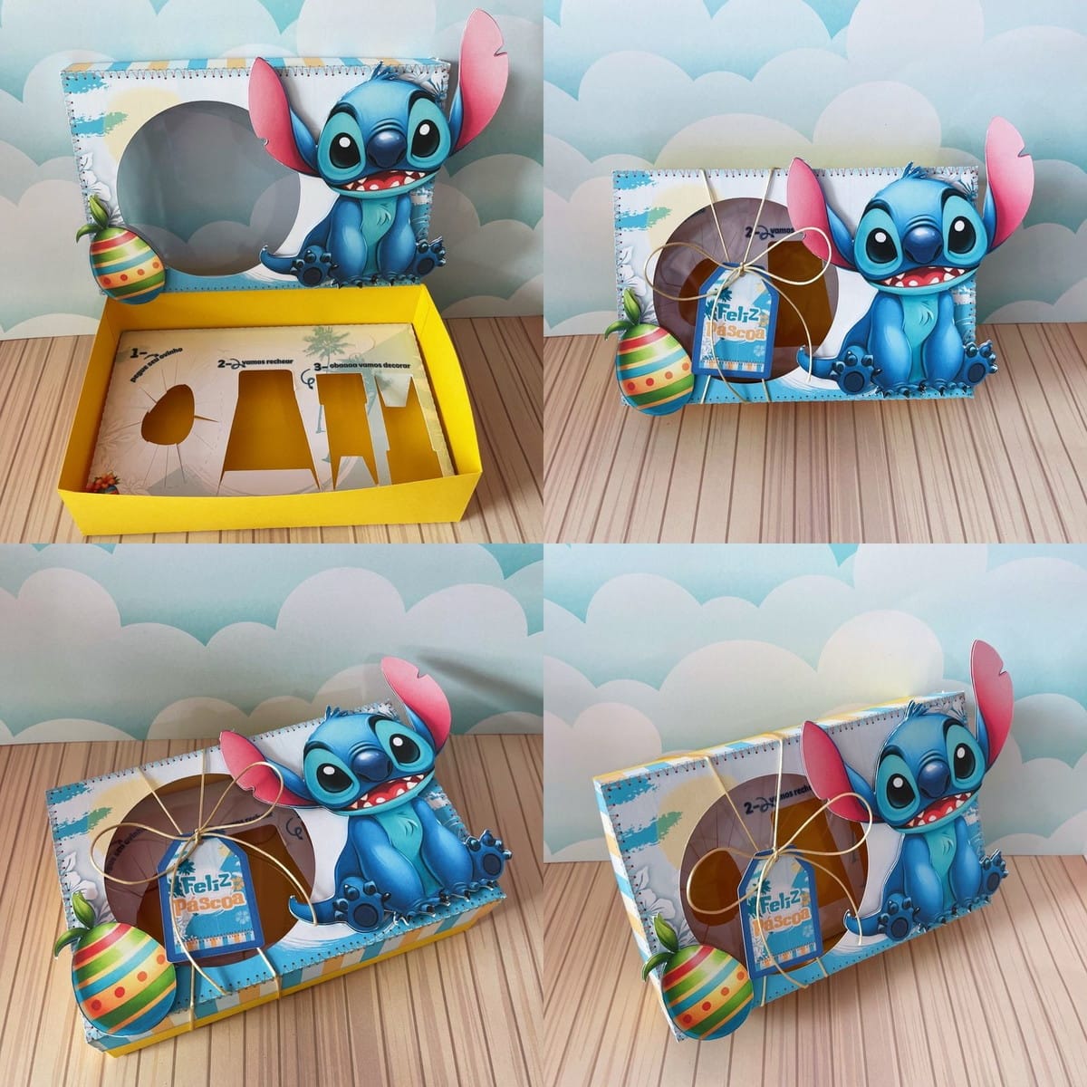 Kit Caixa Mini Confeiteiro Stitch PDF e Studio 1 Kit Caixa Mini Confeiteiro Stitch PDF e Studio
