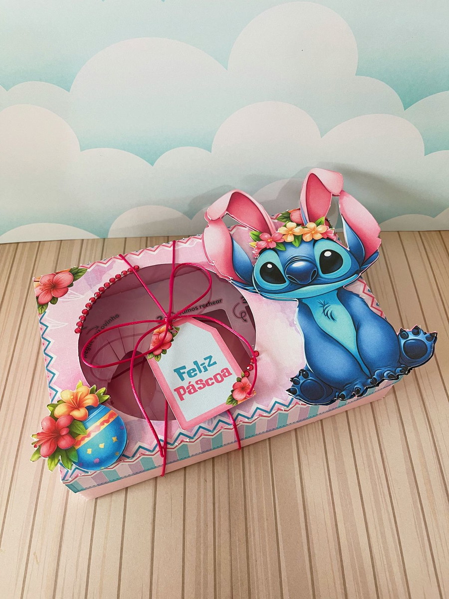 Mini Confeiteiro Stitch Rosa Arquivo Digital para Festa 4 Mini Confeiteiro Stitch Rosa Arquivo Digital para Festa - Imagem 4