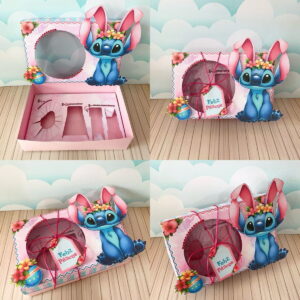Mini Confeiteiro Stitch Rosa Arquivo Digital para Festa 7 Mini Confeiteiro Stitch Rosa Arquivo Digital para Festa