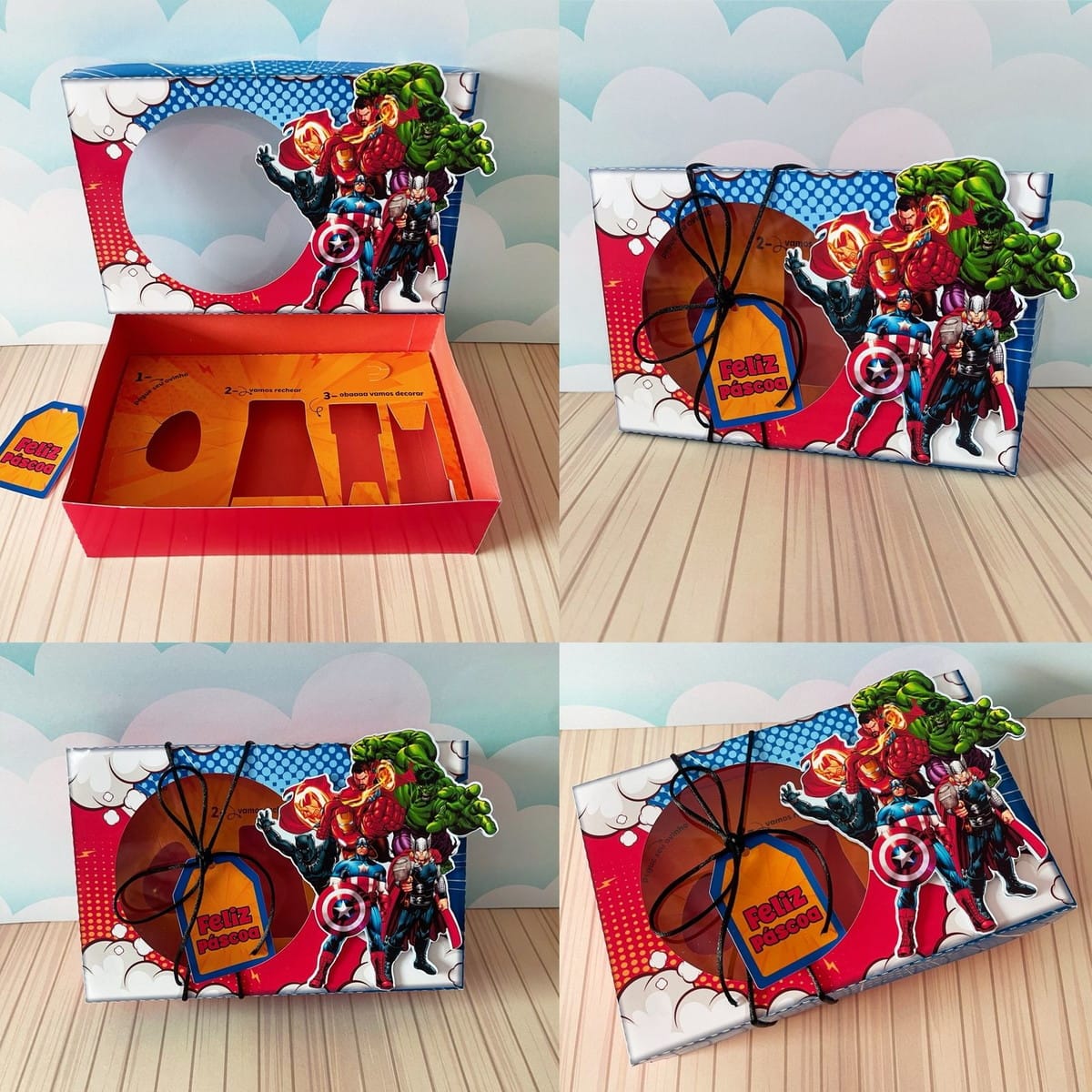 Kit Digital Mini Confeiteiro Super Heróis para Imprimir 1 Kit Digital Mini Confeiteiro Super Heróis para Imprimir