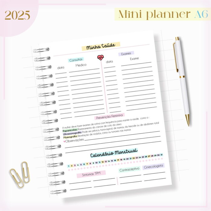 Mini Planner A6 2025