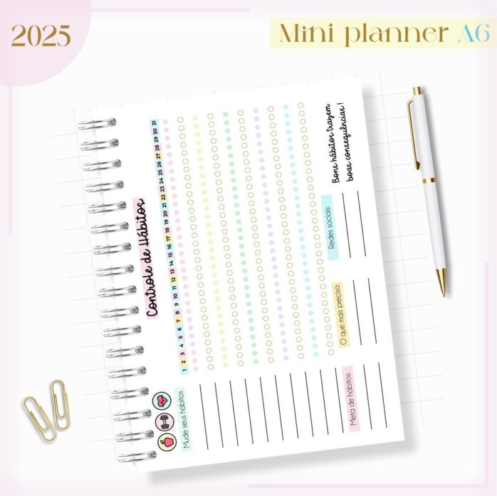 Mini Planner A6 2025