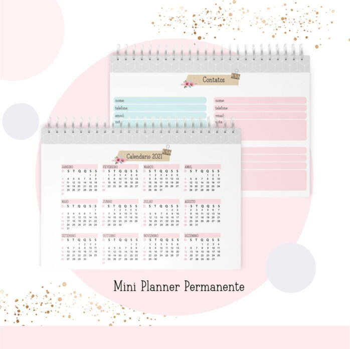 Mini Planner A6 Permanente Professora