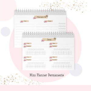 Mini Planner A6 Permanente Professora