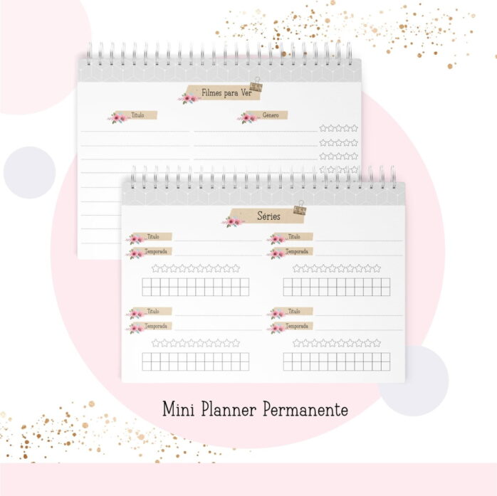 Mini Planner A6 Permanente Professora