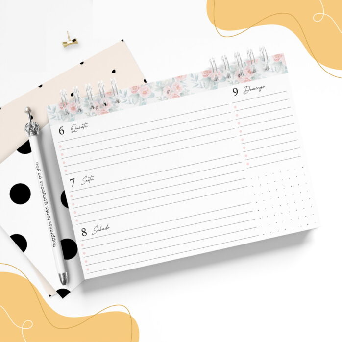 Mini Planner Floral