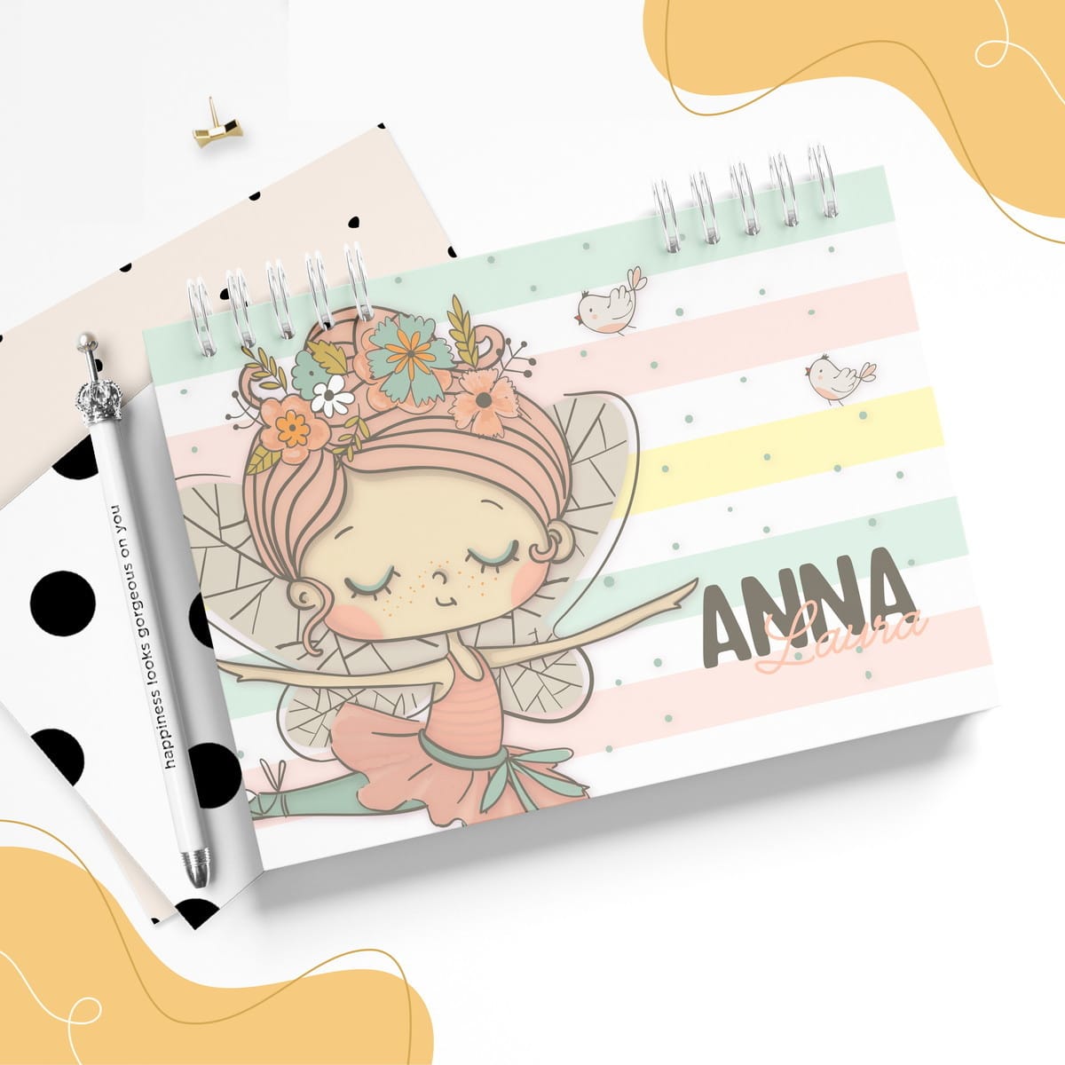 Mini Planner Kids Menina Digital para Personalizar 1 Mini Planner Kids Menina Digital para Personalizar