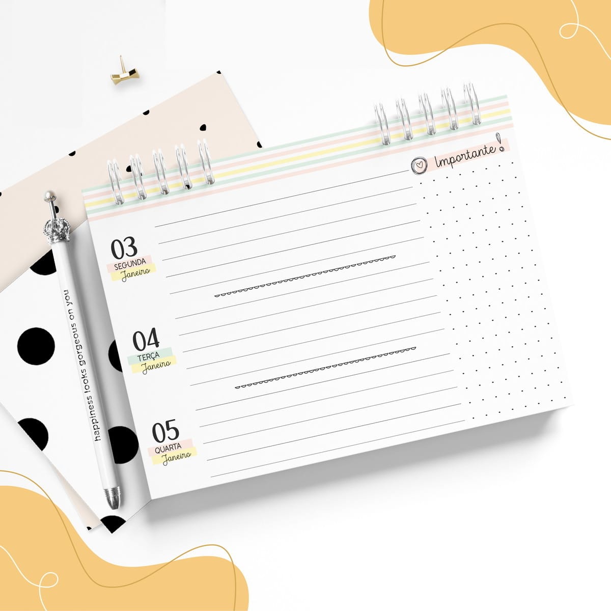 Mini Planner Kids Menina Digital para Personalizar 2 Mini Planner Kids Menina Digital para Personalizar - Imagem 2