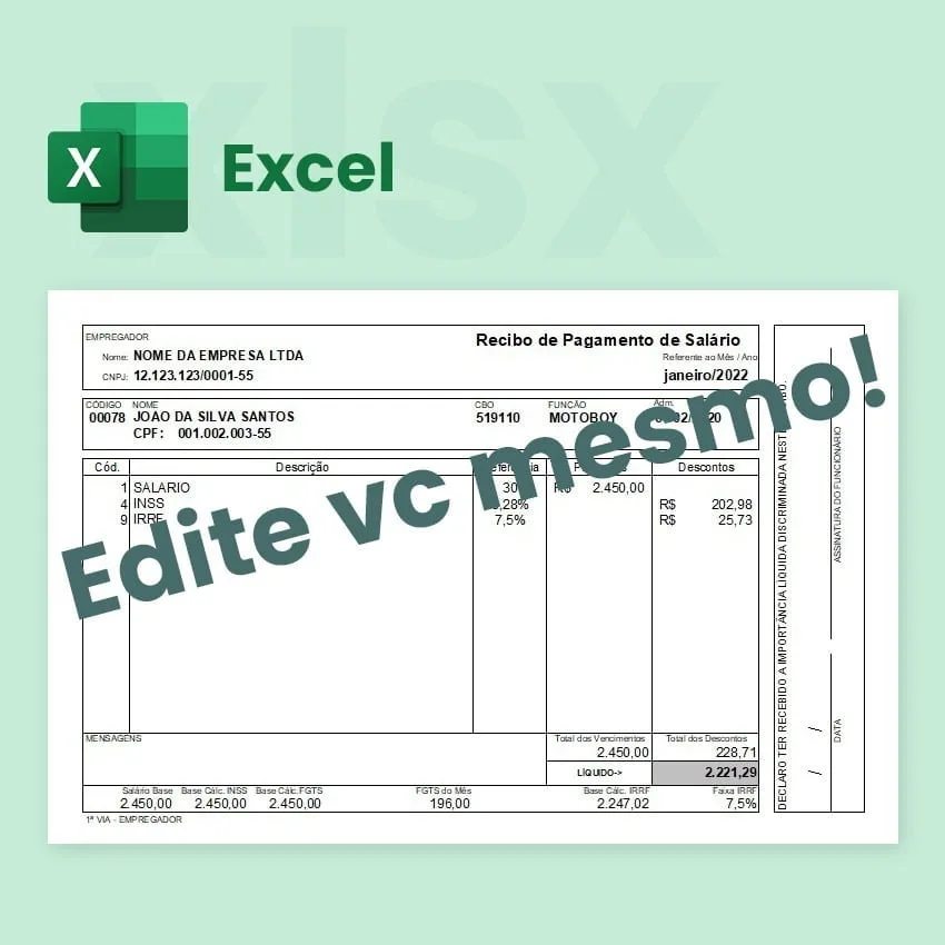 Modelo Holerite Pró-labore Tabela Inss Irrf Atualizadas 1 Modelo Holerite Pró-labore Tabela Inss Irrf Atualizadas