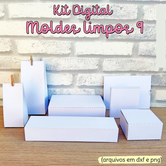 Moldes Limpos Caixinhas