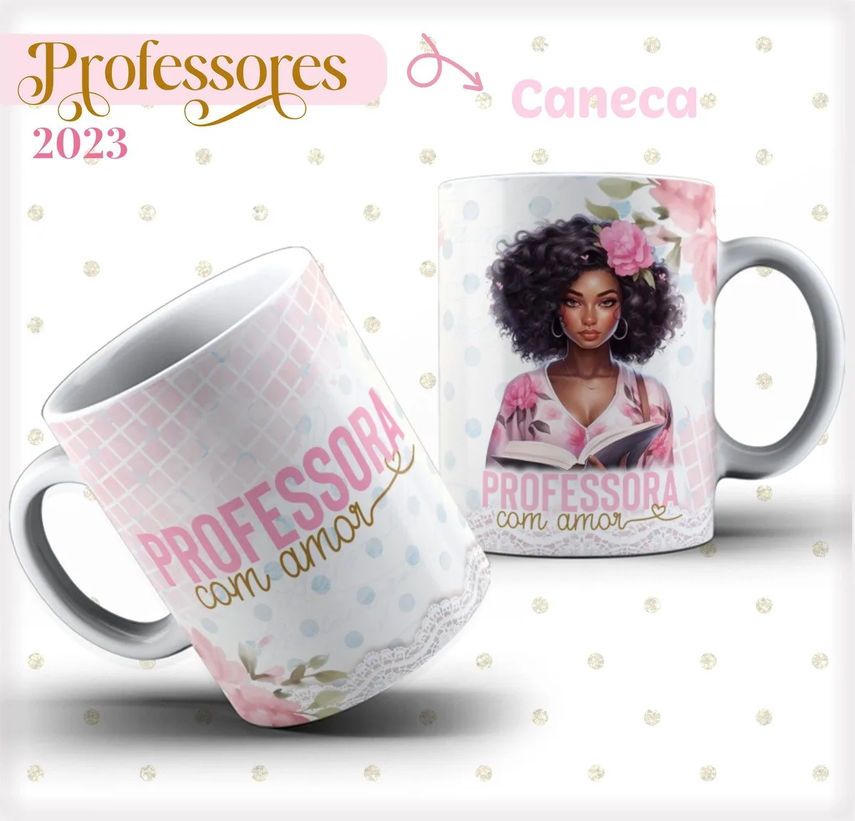 Pack 04 Artes Canecas Dia dos Professores 3 Pack 04 Artes Canecas Dia dos Professores