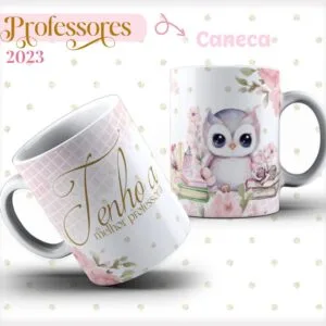 Pack 04 Artes Canecas Dia dos Professores 15 Pack 04 Artes Canecas Dia dos Professores