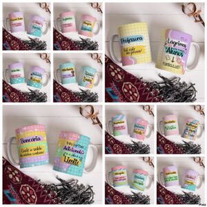 Pack 20 Canecas Profissões Femininas