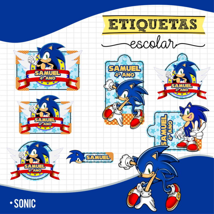 Pack 22 Etiquetas Escolares