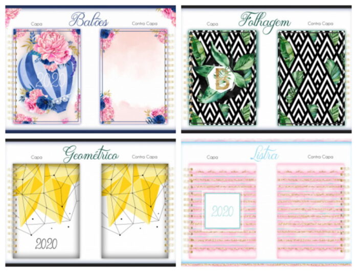 Pack 7 capas e contracapas