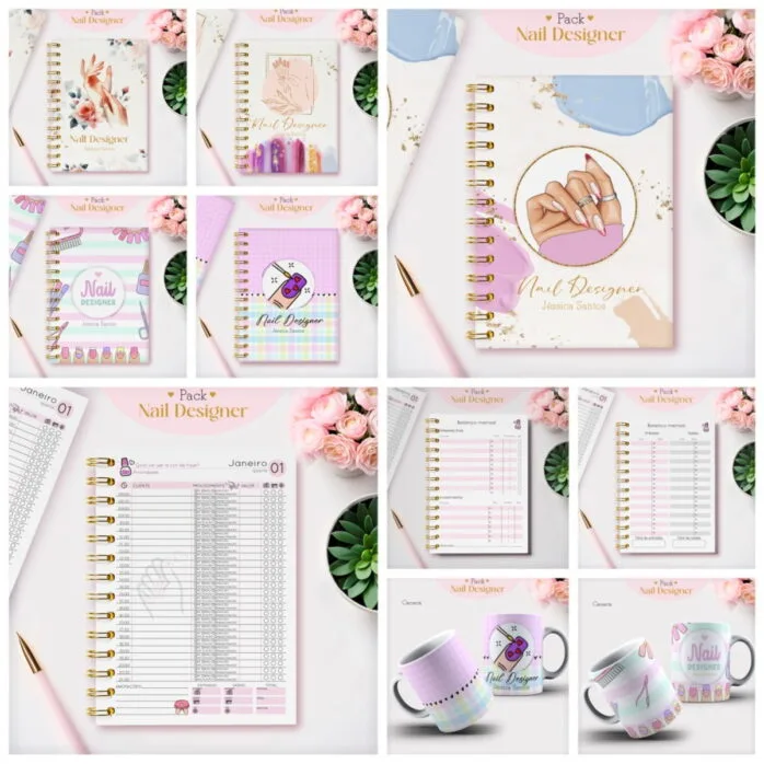 Pack Agendamentos Nail Designer 2025
