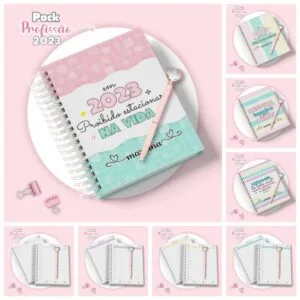 Pack Agendas 2023 Femininas 19 Pack Agendas 2023 Femininas