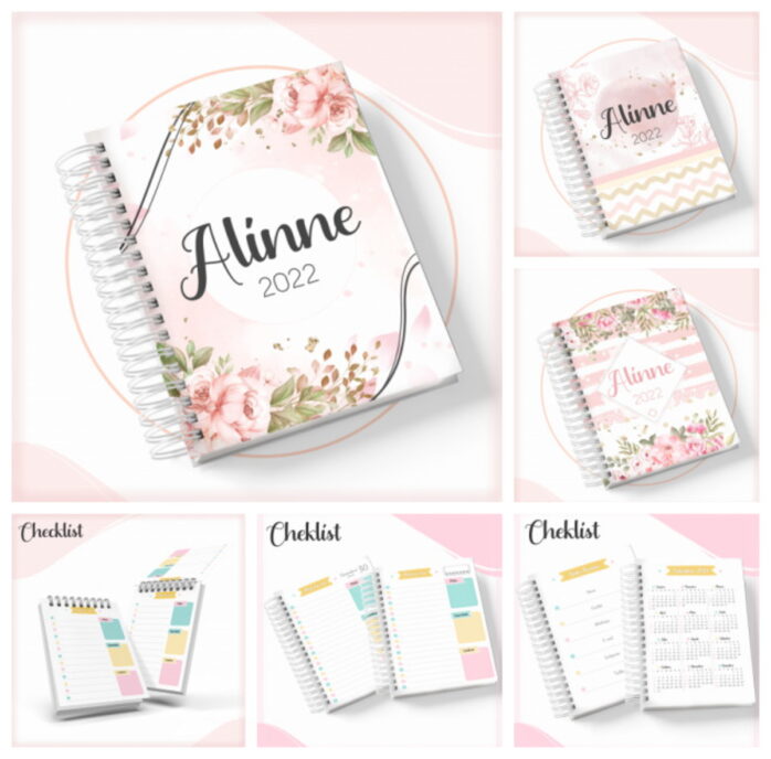 Pack Agendas Checklist Feminina