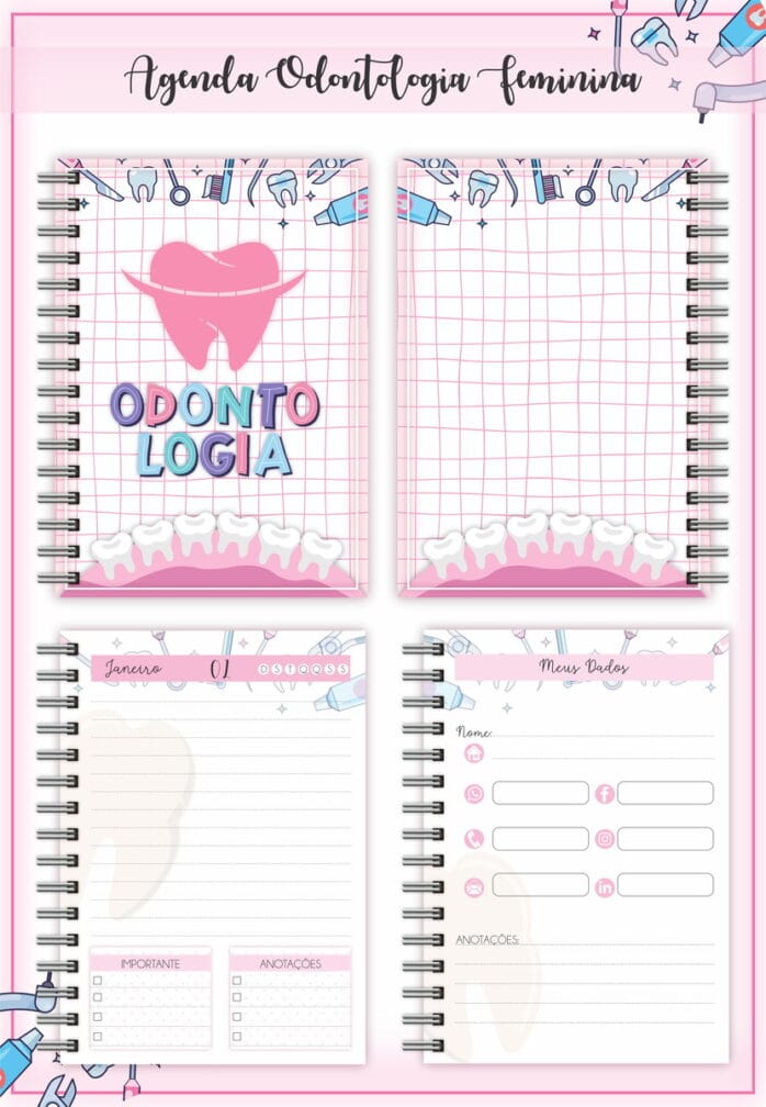 Pack Agendas Profissões